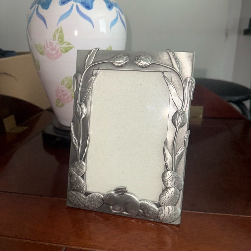 Vintage Pewter Rare Picture Frame